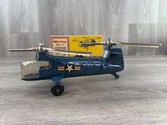 Hubley Metal Toy Copter, Original Box, 9” Long, No. 483