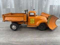 State Hi-Way Dept. Plow/Dump Truck, 17 1/2” Long