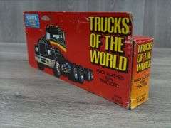 Mack Massey Ferguson Flatbed W/2-2775 WF Tractors, 1/64, Ertl