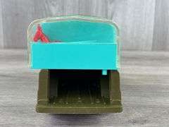 Structo Pickup Truck W/Covered Animal Pen, 9” Long