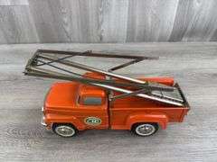 Hubley Mighty-Metal Pile-Driver Truck, 13” Long