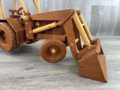 Custom Built Wood Backhoe/Loader, Tractor Is 13”