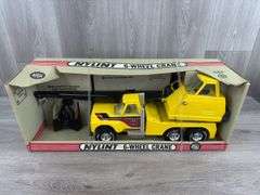 Nylint Sand & Gravel 6-Wheel Crane, 23” Long