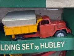 Hubley Mighty-Metal 4 Pc. Road Building Set, Original Box