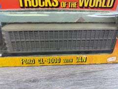 Ford CL-9000 W/Van, 1/64, Ertl, Trucks & Miniatures Of The World