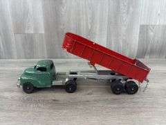 Hubley Truck & Dump Trailer, 16 1/2” Long