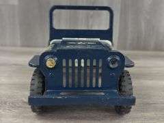 Tonka Jeep U.S.A.F. Truck, 10” Long, Missing Parts
