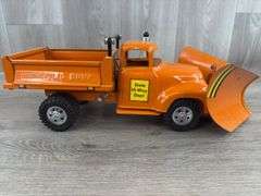 Tonka Toys State Hi-Way Dept. Plow/Dump Truck, 17 1/2” Long