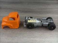 Hubley Log Truck, 12 1/2” Long, Original Box-Missing End Flaps