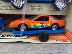 G.T. Racing Motorsport Set, Truck/Trailer-16” Long, Nylint