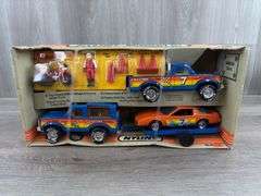 G.T. Racing Motorsport Set, Truck/Trailer-16” Long, Nylint