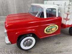 Ny-Lint Happy Acres Ford Stake Truck, 14” Long, Ny-Lint Toys