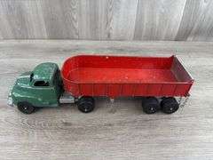 Hubley Truck & Dump Trailer, 16 1/2” Long