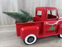 Farm Fresh Christmas Tree Lighted Truck, 19” Long