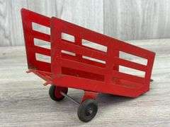 Structo Livestock Truck W/Loading Chute, Missing Stakes
