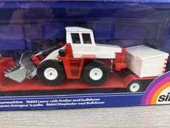 MAN Lorry W/Trailer & Bulldozer, 1/55, Siku