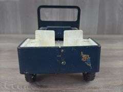 Tonka Jeep U.S.A.F. Truck, 10” Long, Missing Parts