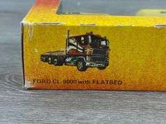 Ford CL-9000 Ryder Truck Rental W/Van, 1/64, Ertl, Trucks & Miniatures Of The World