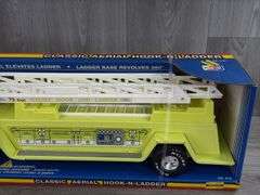 Classic Aerial Hook-N-Ladder Fire Truck, 30 1/2” Long