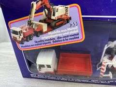 MAN Lorry W/Trailer & Menck M500H Excavator, 1/55, Siku