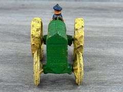 Arcade Cast Iron Tractor W/Cast In Driver, 4 1/2” Long