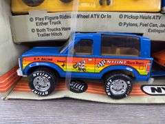 G.T. Racing Motorsport Set, Truck/Trailer-16” Long, Nylint