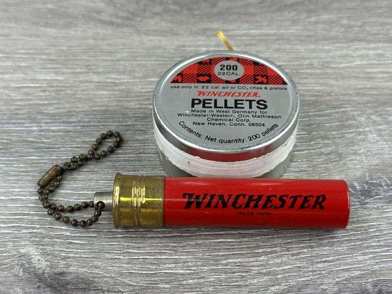 Winchester Pellets-22 Cal., Made In W. Germany, Qty. 200, Unopened; Winchester Super Speed Flashlight, Needs Batteries