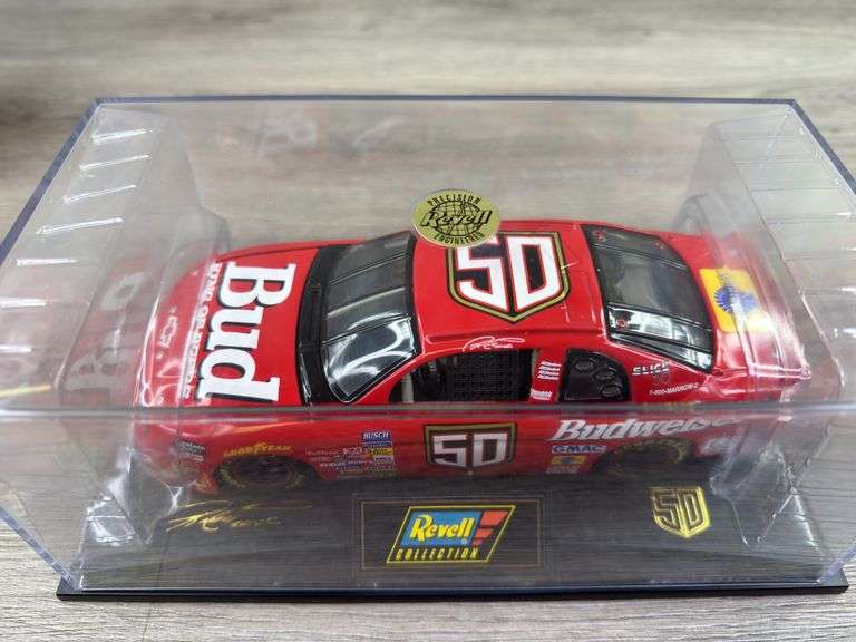 Ricky Craven #50 Budweiser/50th Anniversary 1998 Monte Carlo Stock Car, 1/24, 1 Of 6600, Certificate Of Authenticity, Revell Collection