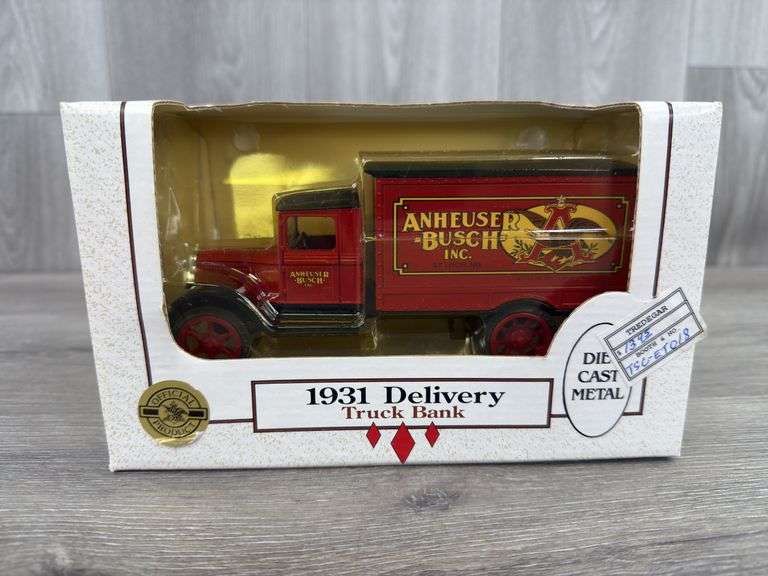 1931 Anheuser-Busch Inc. Delivery Truck Bank, 1/34, Ertl