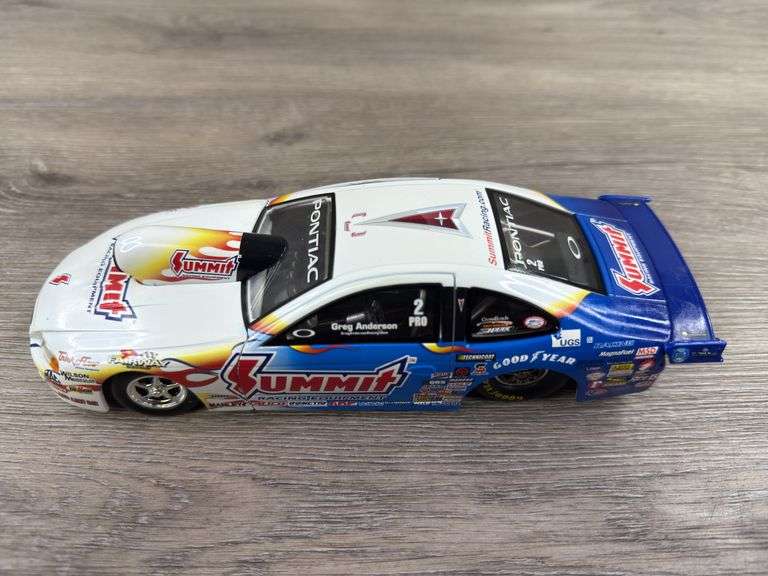 Greg Anderson Summit 2007 Pontiac GTO, 1/24, Limited Edition, #691/1254, Certificate Of Authenticity, Racing Champions