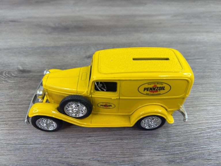 Pennzoil 1932 Ford Delivery Van Bank, 1/25, Ertl