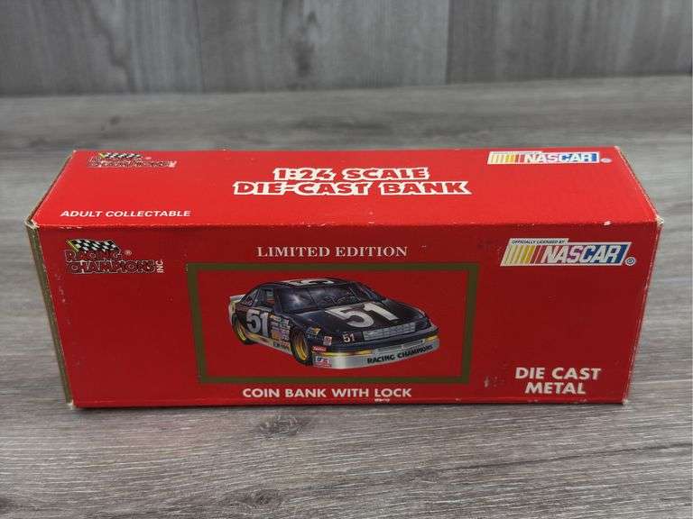 Davey Allison #28 Havoline In Memory Of Davey Stock Car Bank, 1/24, Limited Edition, Racing Champions