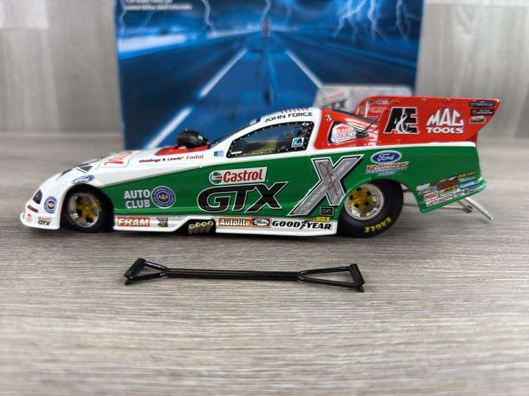 John Force #3 Castrol GTX 2006 Mustang Funny Car, 1/24, Limited Edition, 1 Of 1668, Action