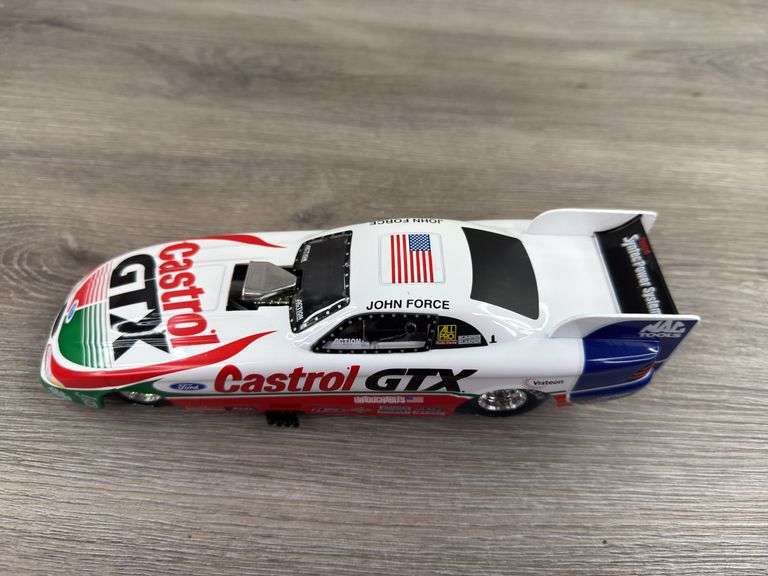 John Force Castrol GTX 1998 Mustang Funny Car, 1/24, Limited Edition, Racing Collectables Action Platinum Series