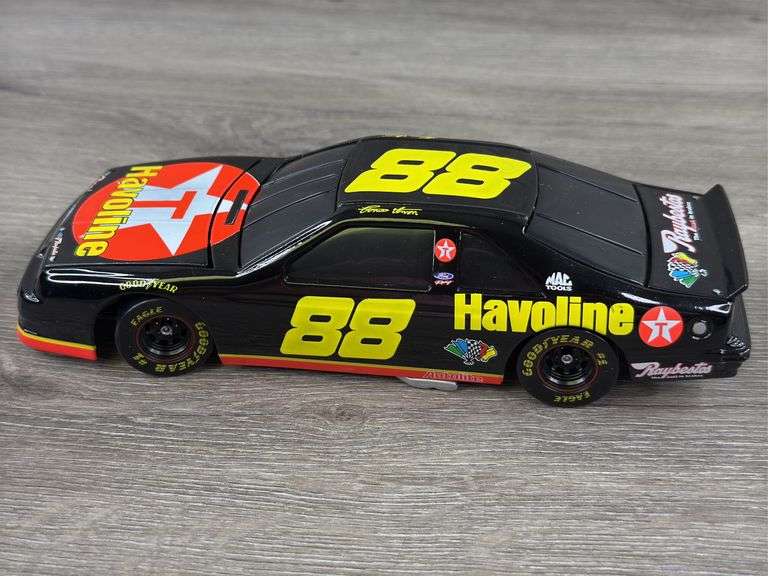 Ernie Irvan #88 Havoline Ford Thunderbird Promo Stock Car, 1/24, 1995 Limited Edition, Racing Collectables Action Platinum Series