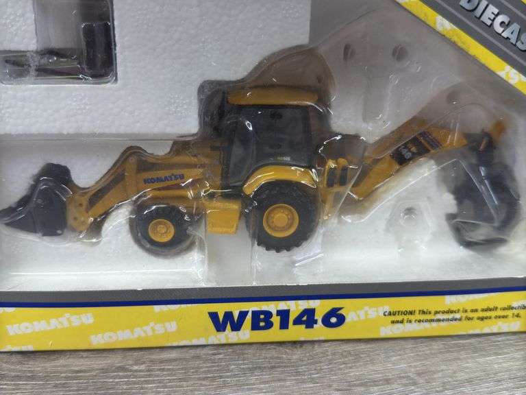 Komatsu WB146 Backhoe Loader, 1/50, First Gear