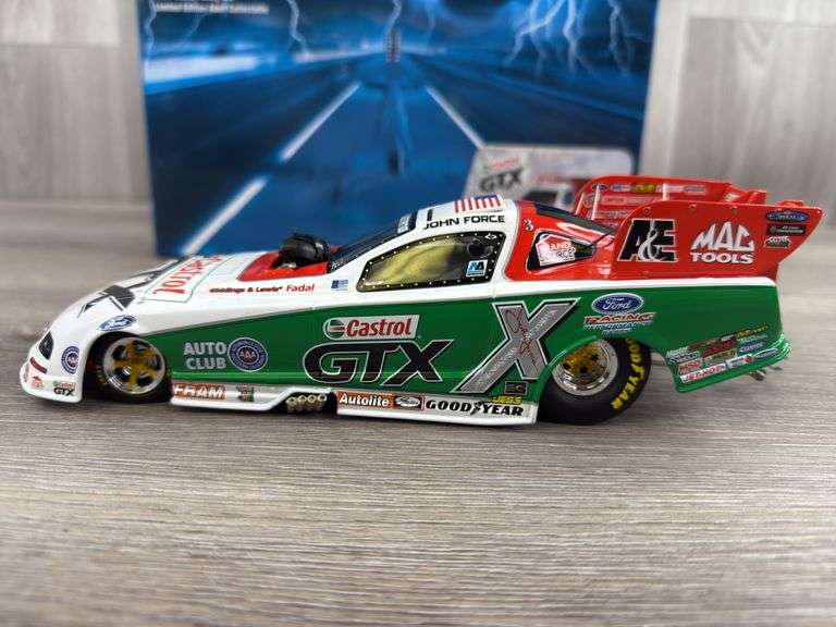 John Force #3 Castrol GTX 2006 Mustang Funny Car, 1/24, Limited Edition, 1 Of 1668, Action