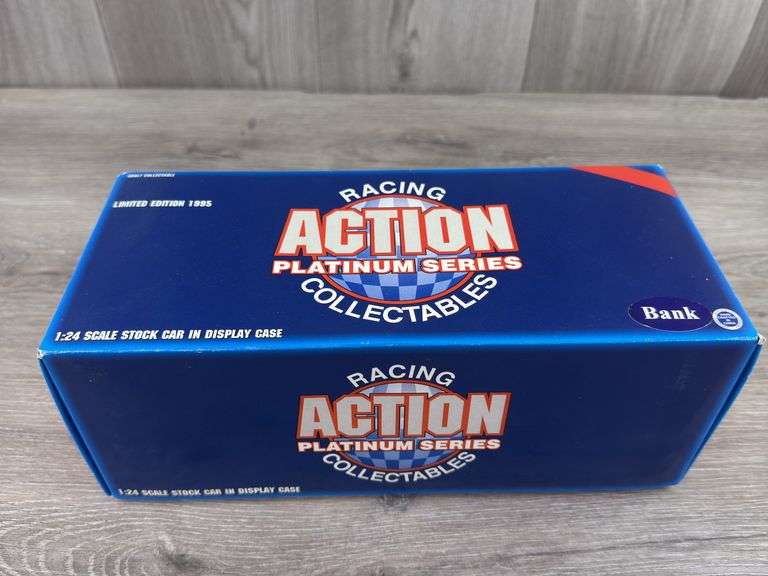 Winston Cup 25th Anniversary #1  Stock Car Bank, 1/24, 1995 Limited Edition, Racing Collectables Action Platinum Series