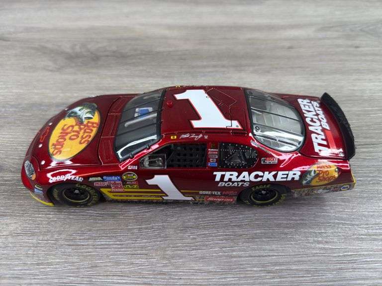 Martin Truex Jr. #1 Bass Pro Shops 2005 Monte Carlo Stock Car, Limited Edition, 1 Of 768, Action