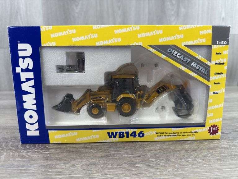 Komatsu WB146 Backhoe Loader, 1/50, First Gear