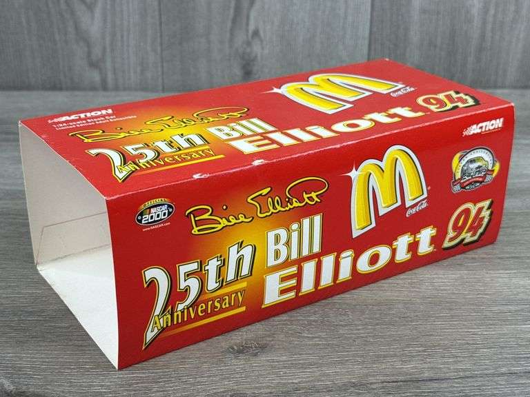 Bill Elliott #94 McDonald’s/25th Anniversary 2000 Taurus Stock Car, 1/24, Limited Edition, Action