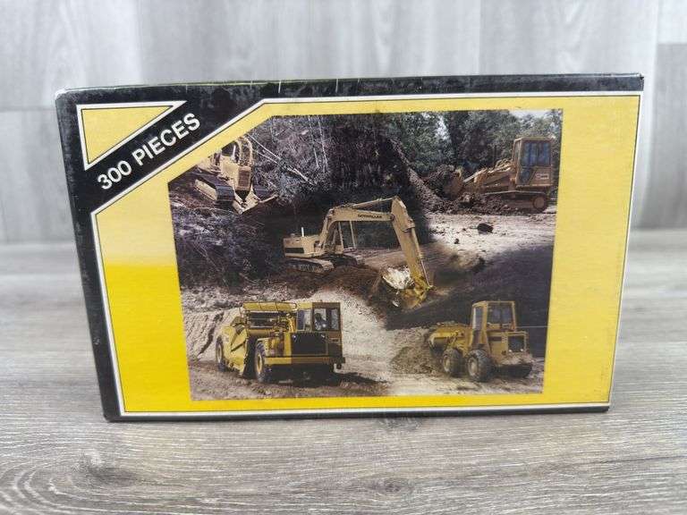 Caterpillar Equipment In Action 12”x18” Puzzle, 300 Pieces, Sealed