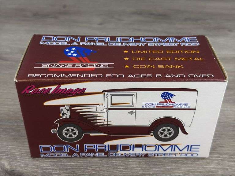 Don Prudhomme Snake Racing Model A Panel Delivery Street Rod Bank, 1/25, Limited Edition, SpecCast, Liberty Classics