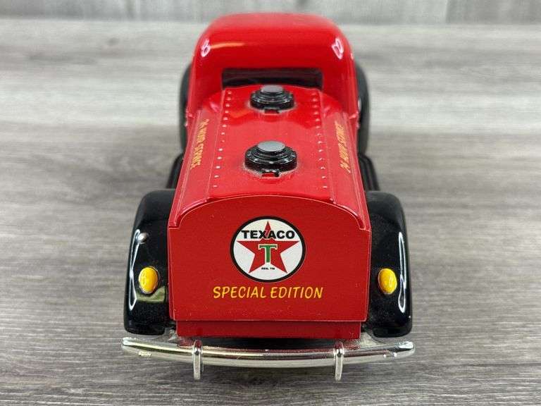 1940 Ford Texaco Tanker Truck, 10” Long, Golden Wheels