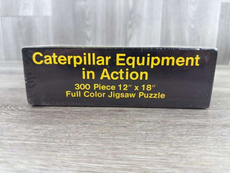 Caterpillar Equipment In Action 12”x18” Puzzle, 300 Pieces, Sealed