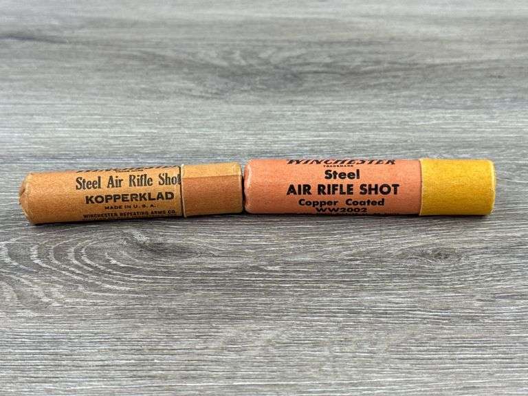 Winchester Steel Copper Coated & KopperKlad Air Rifle Shot, Unknown Qty.