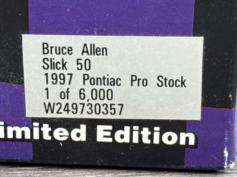 Bruce Allen Slick 50 1997 Pontiac Pro Stock, 1/24, Limited Edition, 1 Of 6000, Racing Collectables Action Platinum Series