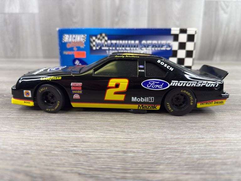 Rusty Wallace #2 Ford Motorsport 1994 Thunderbird Stock Car Bank, 1/24, 1 Of 3504, Action Racing Collectables Platinum Series