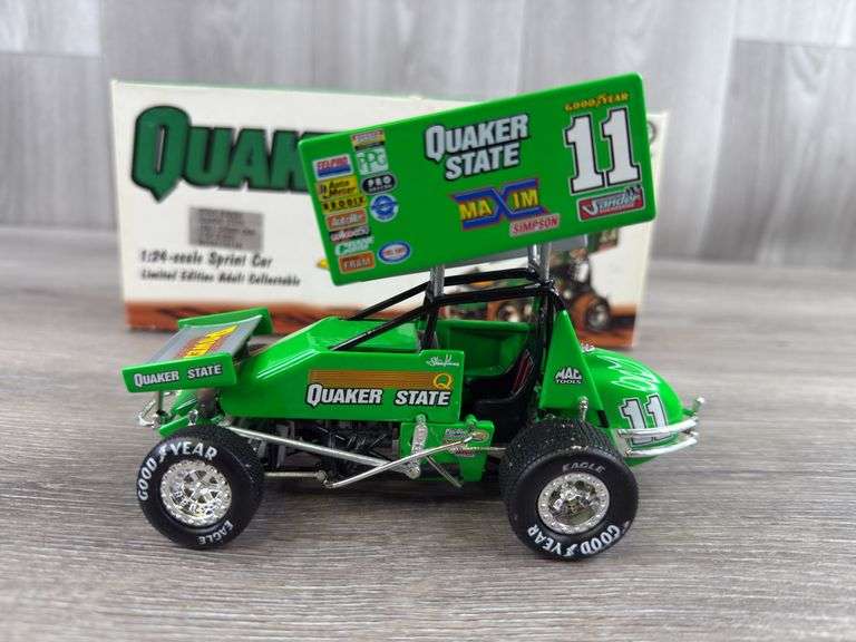 Steve Kinser #11 Quaker State 1997 Sprint Car, 1/24, Limited Edition, 1 Of 6000, Action