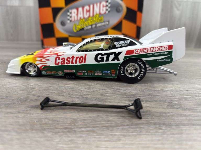 John Force Castrol GTX 1993 Oldsmobile Funny Car, 1/24, Limited Edition, 1 Of 7500, Action Racing Collectables Club Of America